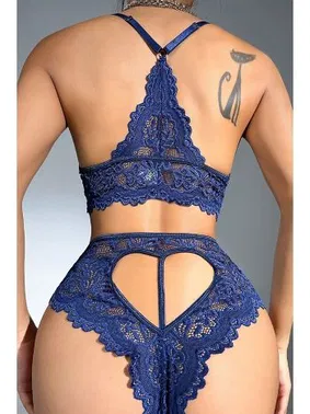 For Dreams Dantel Bralet Fantazi Bralet Sütyen Takımı For Dreams 8455 - Alternatif Görünüm