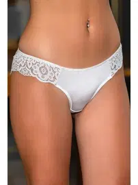 Gallipoli Dantel Detaylı Ekru Slip Külot Gallipoli MGP21371