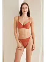 Dantel Detaylı Sütyen Külot Takım NBB 4819 Tarçın görsel 14