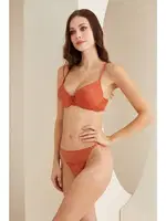 Dantel Detaylı Sütyen Külot Takım NBB 4819 Tarçın görsel 15