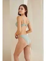 Dantel Detaylı Sütyen Külot Takım NBB 4819 Mint Yeşil görsel 12