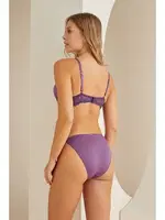 Dantel Detaylı Sütyen Külot Takım NBB 4819 Mor farklı açı