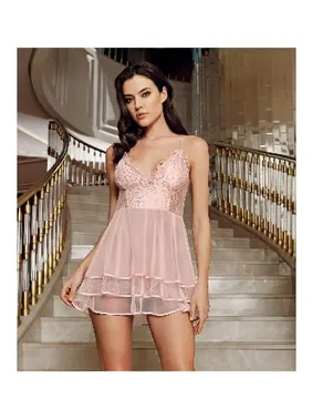 İmaj Dantelli 2li Tül Dantelli Fantazi Gecelik Takımı İmaj 4208 - Alternatif Görünüm