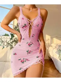 Lily Bianca Dantelli Britli Pudra Seksi Hizmetli Kostümü lily Bianca 13005