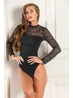 Dantelli Devore Çıtçıtlı Badi Siyah Gallipoli 11850 Siyah