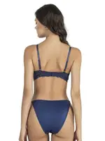 Dantelli Soft Cup (Destekli) Sütyen Takım Fabony 4280 Lacivert detay görünüm