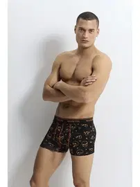 Wooster Deadly Sexy Pamuk Desenli Strech Cotton Erkek Boxer Wooster W-046 - 3 Adet