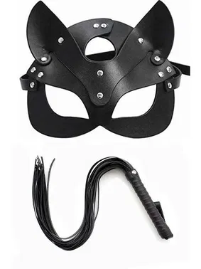 missisX Deri Fantezi Harness Maske Kırbaç Seti missisX 6024