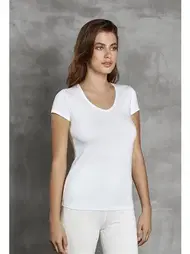 Doreanse Derin V Yaka Kadın Termal T-Shirt Doreanse 8593