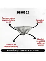 Desenli Gri Erkek Slip  Darkzone DZN6902 farklı açı