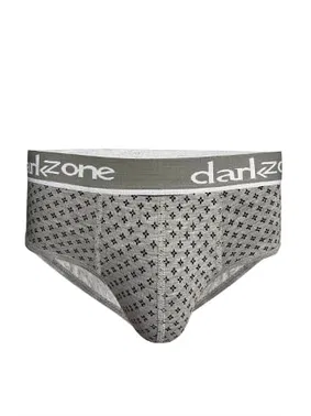 Darkzone Desenli Gri Hipster Erkek Slip  Darkzone DZN6128