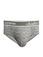 Desenli Gri Hipster Erkek Slip  Darkzone DZN6130