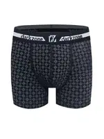 Desenli Lacivert Erkek Boxer Darkzone DZN2669