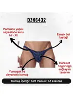Desenli Lacivert Erkek Slip  Darkzone DZN6432 farklı açı