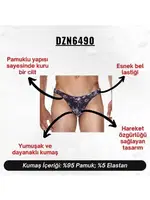 Desenli Renkli Erkek Slip Darkzone DZN6490 farklı açı