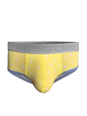 Darkzone Desenli Sarı Hipster Erkek Slip  Darkzone DZN6126