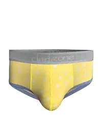 Darkzone Desenli Sarı Hipster Erkek Slip  Darkzone DZN6126