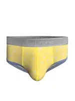 Desenli Sarı Hipster Erkek Slip  Darkzone DZN6126
