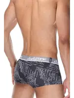 Desenli Siyah Kısa Erkek Boxer Darkzone DZN3317 detay görünüm