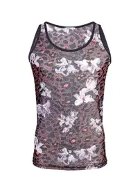 Darkzone Transparan Desenli Erkek Atlet Darkzone 7603