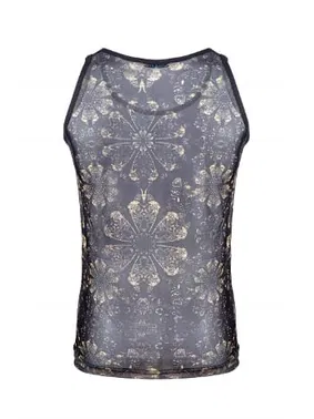 Darkzone Çiçek Desenli Transparan Erkek Atlet Darkzone 7604 - Alternatif Görünüm