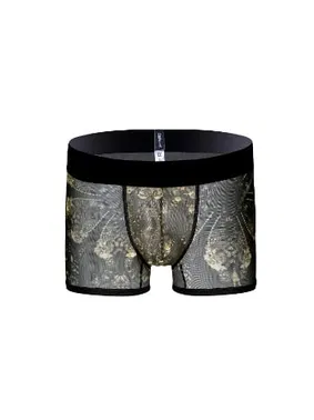 Darkzone Desenli Transparan Erkek Kısa Boxer Darkzone DZN3254