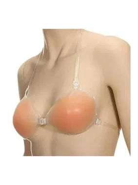 Yeni İnci Destekli Yapışkanlı Silikon Sütyen Yeni İnci 8901