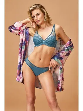 Nurteks Desteksiz Sütyen Takım İndigo Nurteks 4337