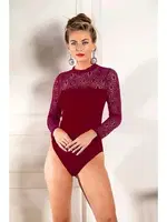 Çıtçıtlı Devore Dantelli Badi Bordo Gallipoli 11850 Bordo