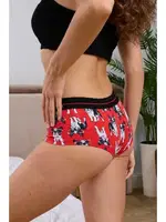 Köpek Desenli Kadın Boxer Dijital Baskılı Darkzone DZBYN0006 Görsel görsel 4