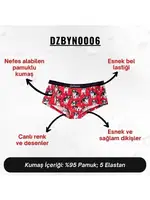 Köpek Desenli Kadın Boxer Dijital Baskılı Darkzone DZBYN0006 Görsel görsel 9