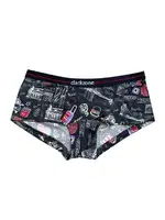 Dijital Baskılı Seyahat Desenli Kadın Boxer Darkzone DZBYN0008 Görsel