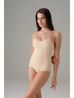 Dikişsiz İnce Askılı İnvisible Body Doreanse 12123 Ten