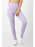 Dikişsiz Örme Yüksek Bel Tayt Miorre 002-000804 Lila görsel 5