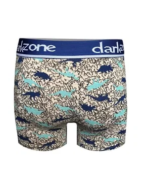 Darkzone Dinazor Desenli Krem Erkek Boxer Darkzone DZN2692 - Alternatif Görünüm