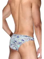 Dinozor Desenli Krem Erkek Slip Darkzone DZN6484 detay görünüm