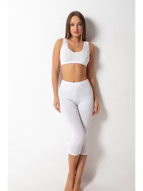 Donex Diz Altı Boy Pamuklu Lastikli Bel Kadın Tayt Donex 1466