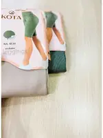 Diz Üstü Yüksek Bel Dalgıç Kumaş Fitilli Kadın Tayt Kota 4131 Yeşil farklı açı