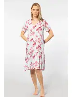 Kısa Kollu Dokuma Midi Düğmeli Kadın Elbise Türen 3603/Mavi Mavi