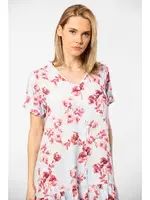 Kısa Kollu Dokuma Midi Düğmeli Kadın Elbise Türen 3603/Mavi Mavi detay görünüm