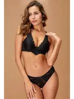 Dolgulu Destekli Siyah Sütyen Külot Takım Nurteks 4425 Siyah