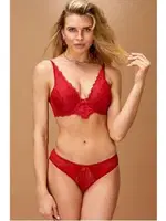 Dolgulu Destekli Sütyen Külot Takım Nurteks 4425 Bordo