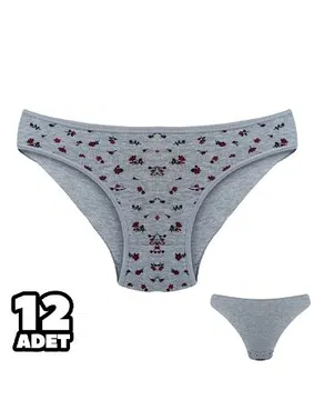 Dondeza Desenli Bayan Bikini 12'li Dondeza 101-137