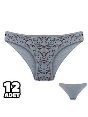 Dondeza  Desenli Bayan Bikini 12'li Dondeza 101-139
