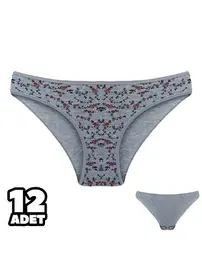 Dondeza  Desenli Bayan Bikini 12'li Dondeza 101-139