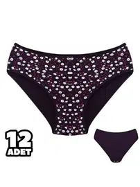 Dondeza 12Lİ Desenli Kadın Külot Dondeza 201-169