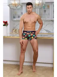 Darkzone Donuts Desenli Erkek Boxer (Dijital Baskılı) Darkzone DZN2063