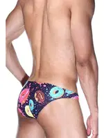 Donuts Desenli Erkek Slip (Dijital Baskılı)  Darkzone DZN6063 detay görünüm