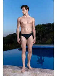 Doreanse Doreanse Erkek Logo Baskılı Slip Mayo 3844