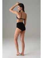 Doreanse Kadın Büyük Beden Dantel Detaylı Slip 7136P Siyah detay görünüm